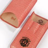 Arturo Fuente Opus X Society Teju Leather Case Salmon