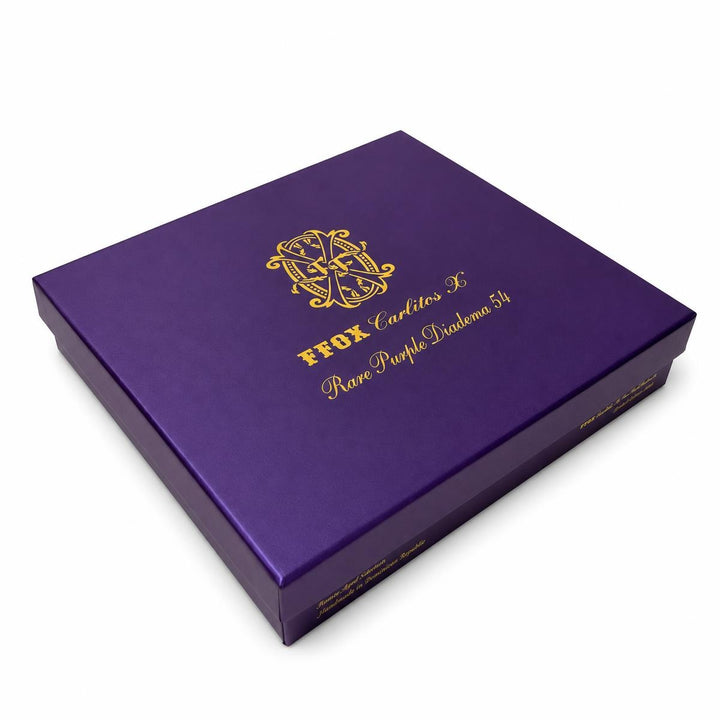 Arturo Fuente OpusX Heaven and Earth Purple Rain Diadema 54 AI product photo
