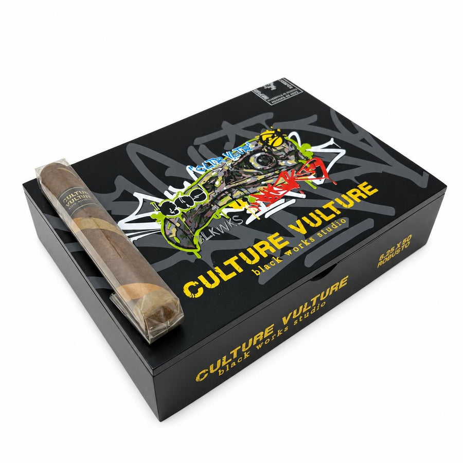 Black Works Studio Culture Vulture Robusto AI product photo