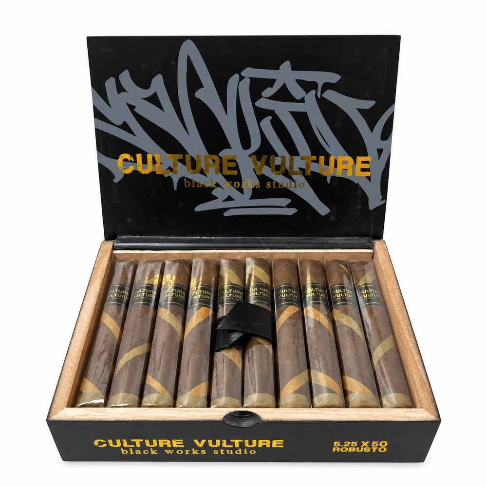 Black Works Studio Culture Vulture Robusto AI product photo