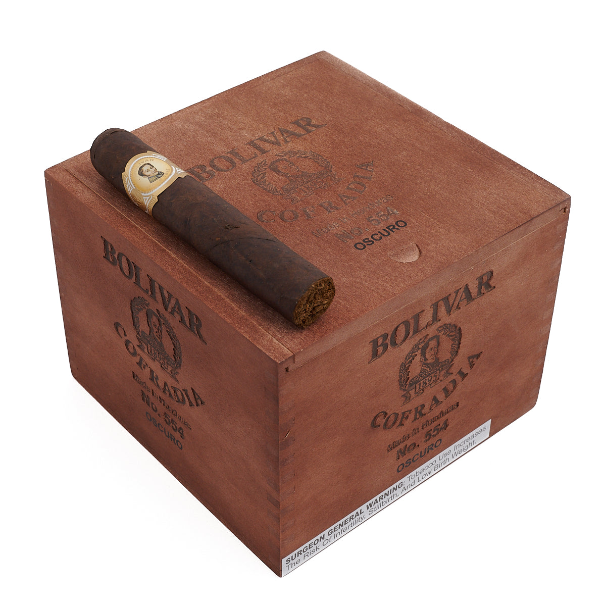 warna tobacco Brown Color Bolivar Cofradia Oscuro Robusto 