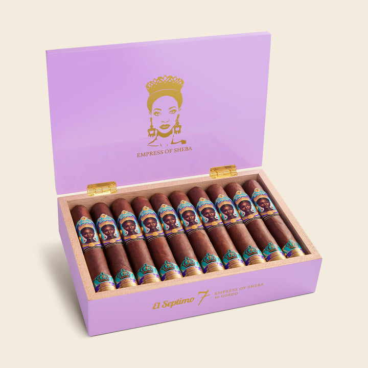 El Septimo Emperor Collection Empress Sheba PURPLE Maduro Gordo