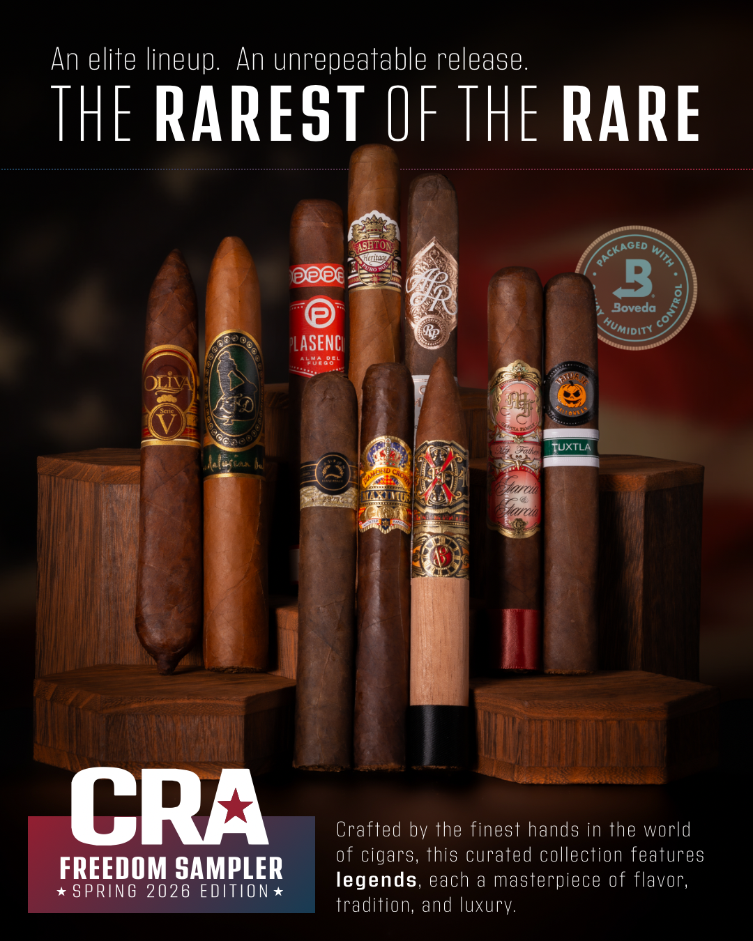Cigar Rights of America 2026 Spring Freedom Sampler – 70Cigars