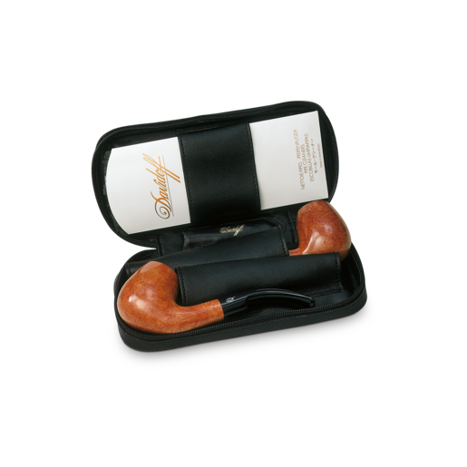 Davidoff 2 Pipes Leather Case