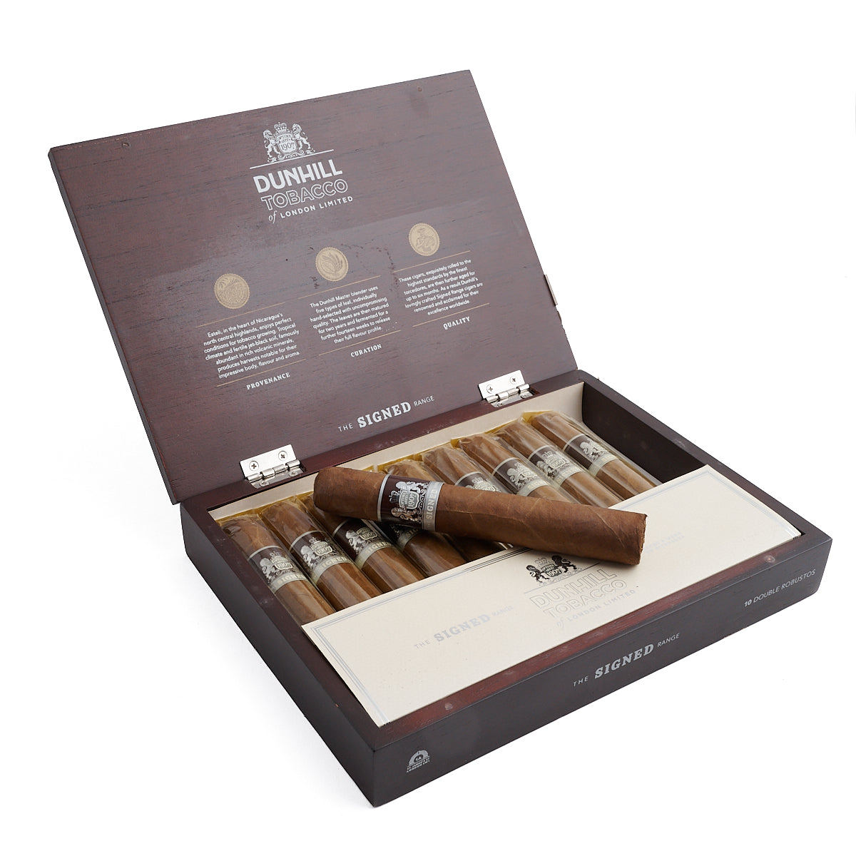 Mr. Slowboy dunhill額装ジグレーイラスト限定2点シリアルNo2 Dunhill Signed Range Double Robusto--Vintage – 70Cigars