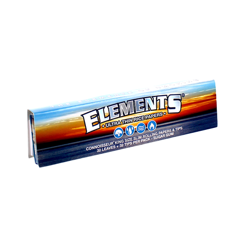 Elements King Size Connoisseur Papers with Tips 24bx - Image 1