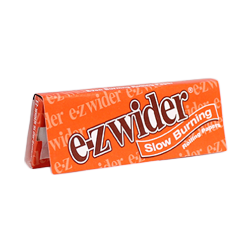 EZ Wider 1 1/4 Orange Slow Burning Rolling Papers 24bx - Image 1