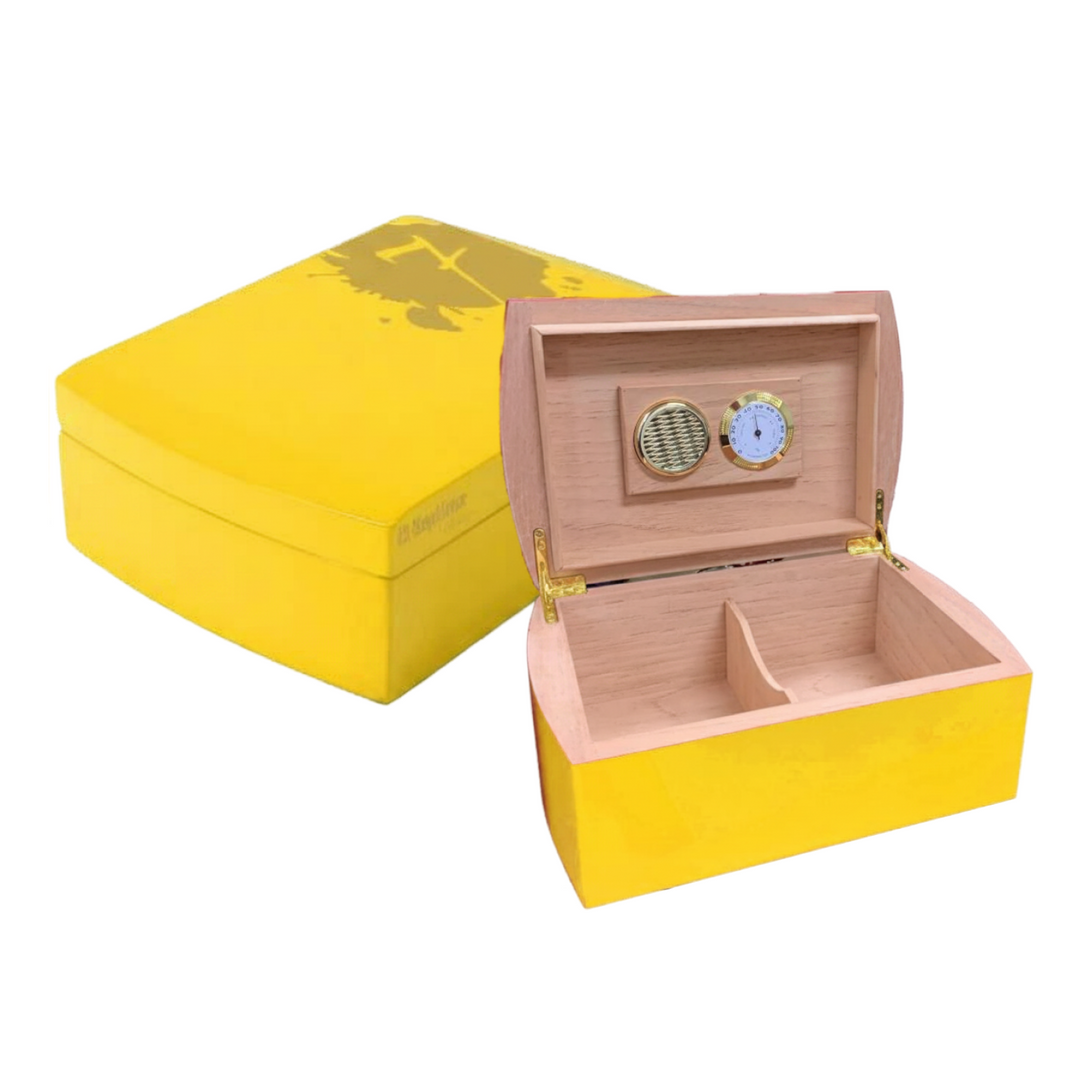 El Septimo Amarillo Yellow Acrylic Humidor
