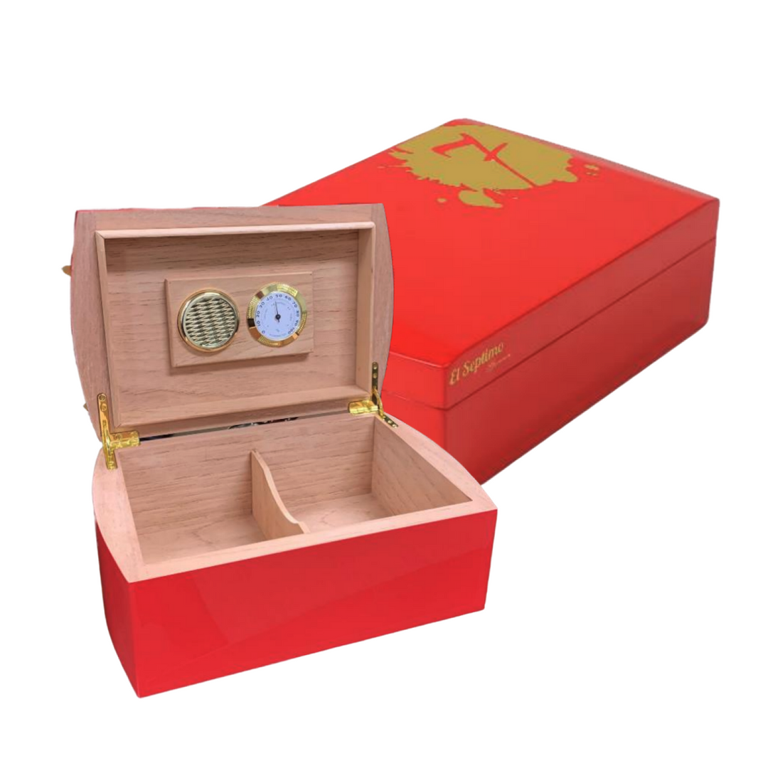 El Septimo Ruby Red Acrylic Humidor
