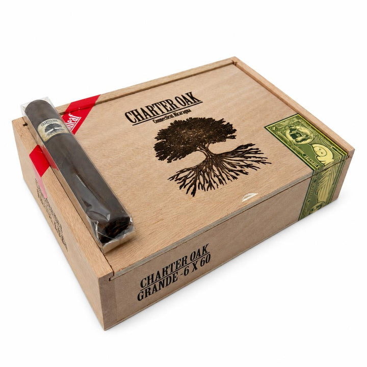 Foundation Charter Oak Connecticut Broadleaf Maduro Grande AI product photo