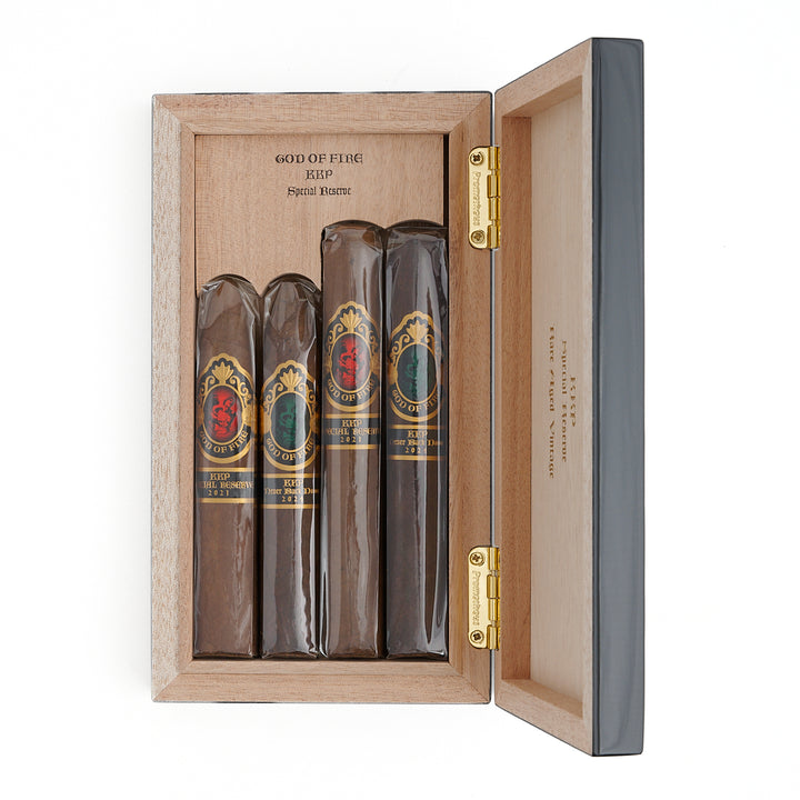 God of Fire KKP 4-Cigar Assortment