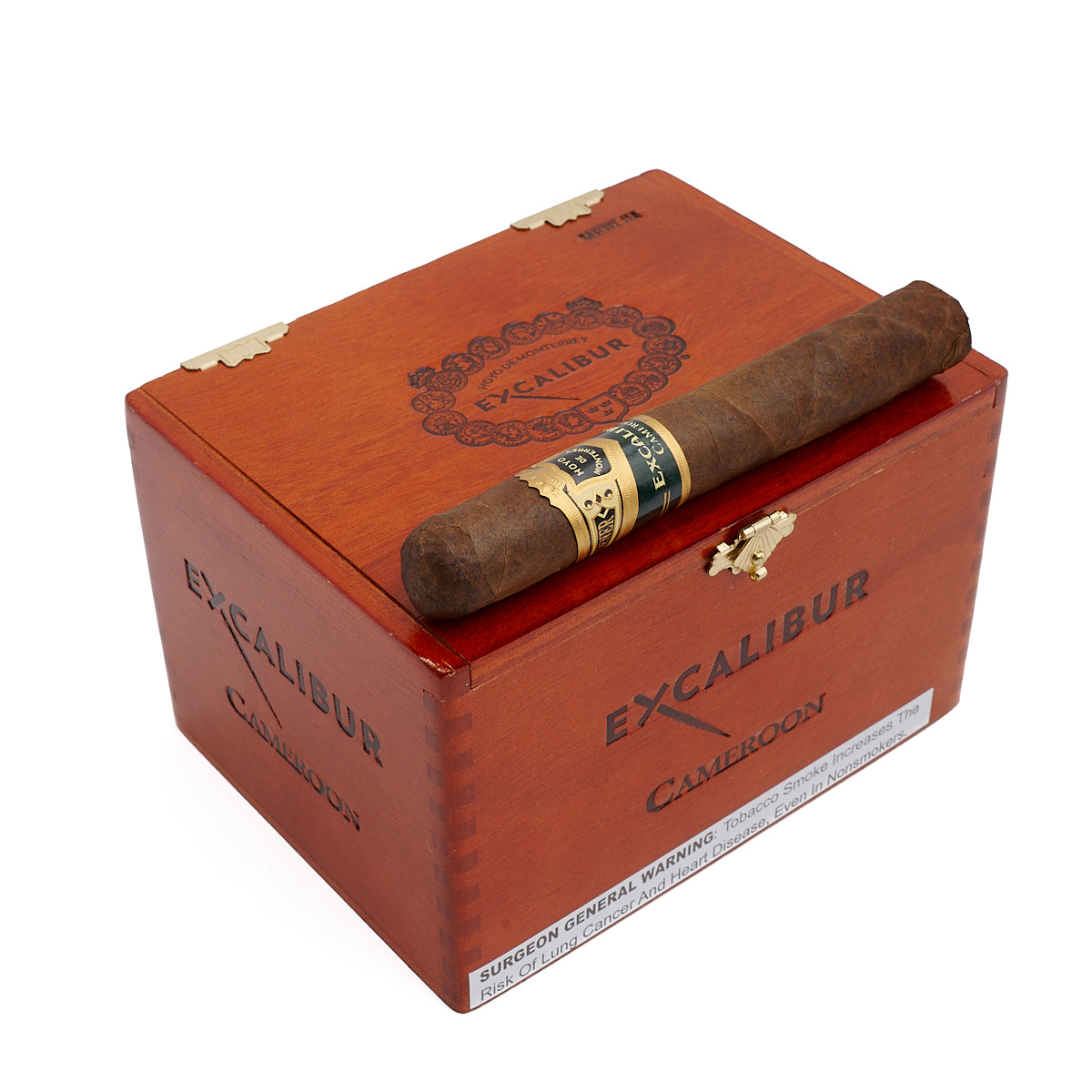 merlin tobacco Excalibur Cameroon Robusto Natural Carved Wizard (with Case) Tobacco