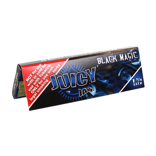 Juicy Jay's 1 1/4 Rolling Papers Black Magic 24bx - Image 1