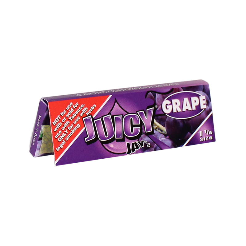 Juicy Jay's 1 1/4 Rolling Papers Grape 24/Box - Image 1