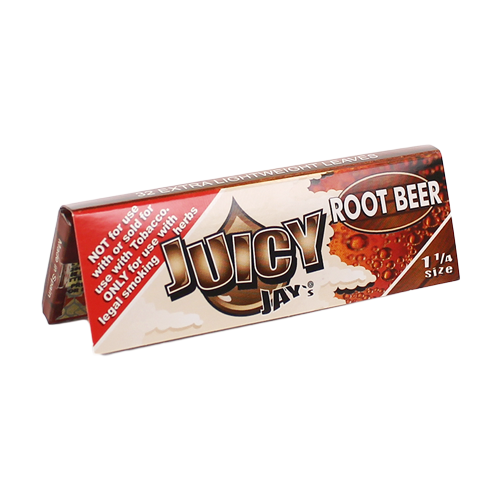 Juicy Jay's 1 1/4 Rolling Papers Rootbeer 24bx - Image 1