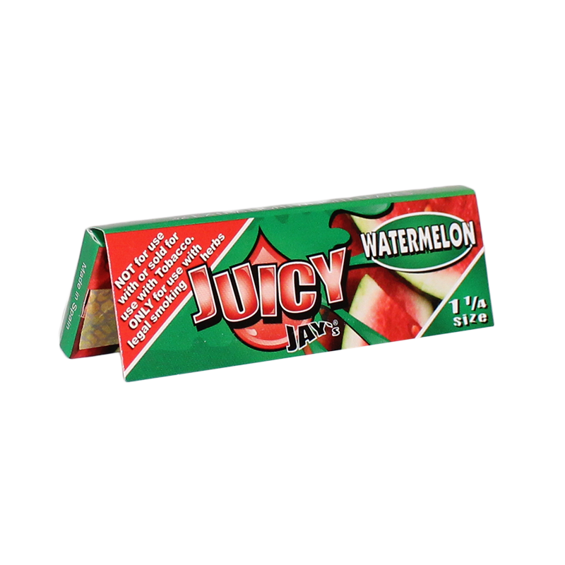 Juicy Jay's 1 1/4 Rolling Papers Watermelon 24bx - Image 1
