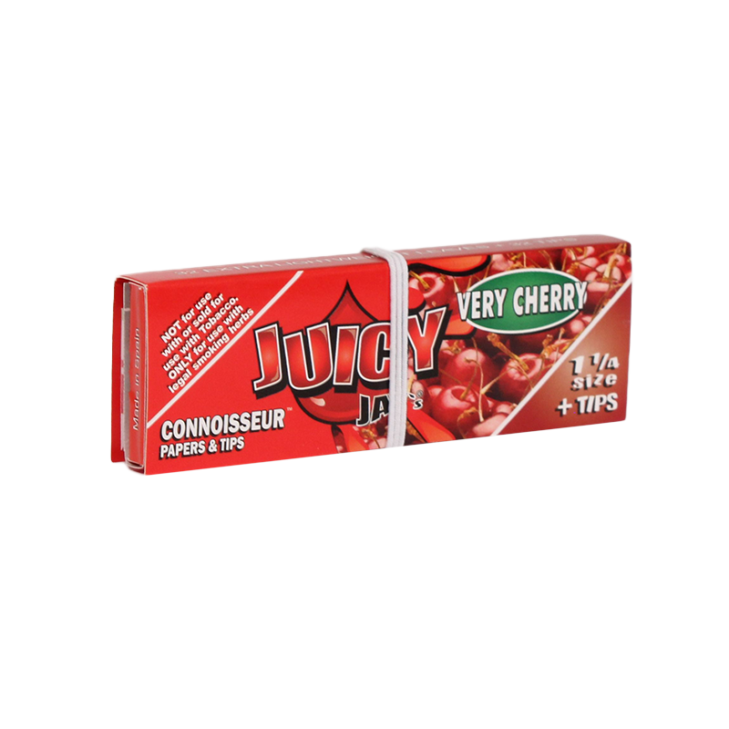 Juicy Jays Paper 1 1/4 Conn Cherry 24bx - Image 1