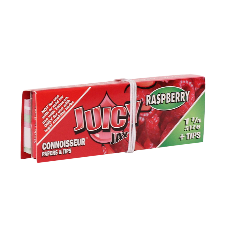 Juicy Jays Paper 1 1/4 Conn Raspberry 24bx - Image 1