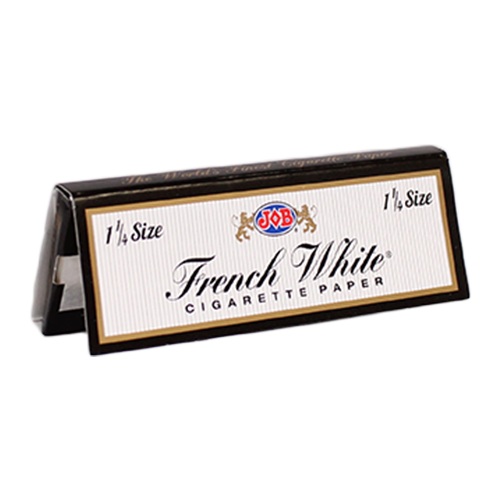 Job 1 1/4 French White Rolling Papers 24bx - Image 1