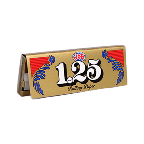 Job 1 1/4 Gold Rolling Papers 24bx - Image 1