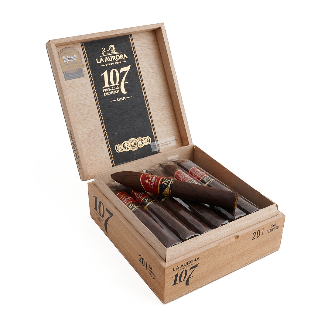 La Aurora 107 Maduro Belicoso