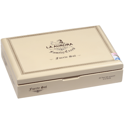 La Aurora Family Creed Fuerte Sol Toro Box Pressed