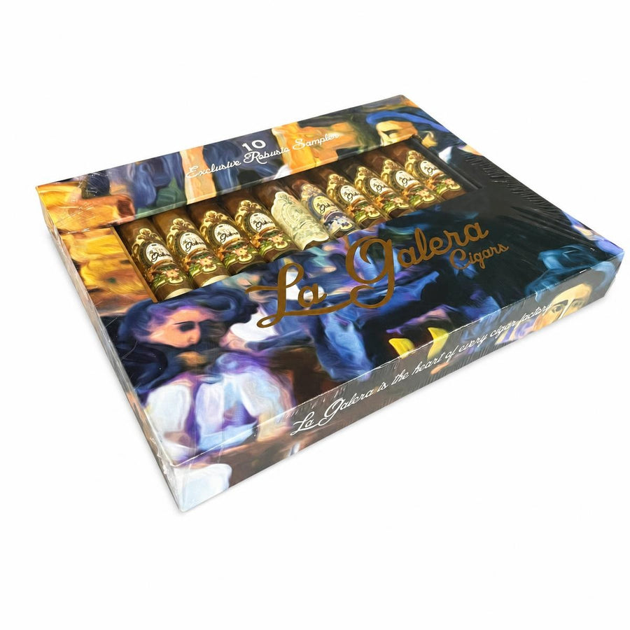 La Galera Mixed 10ct Robusto Chaveta Sampler AI product photo