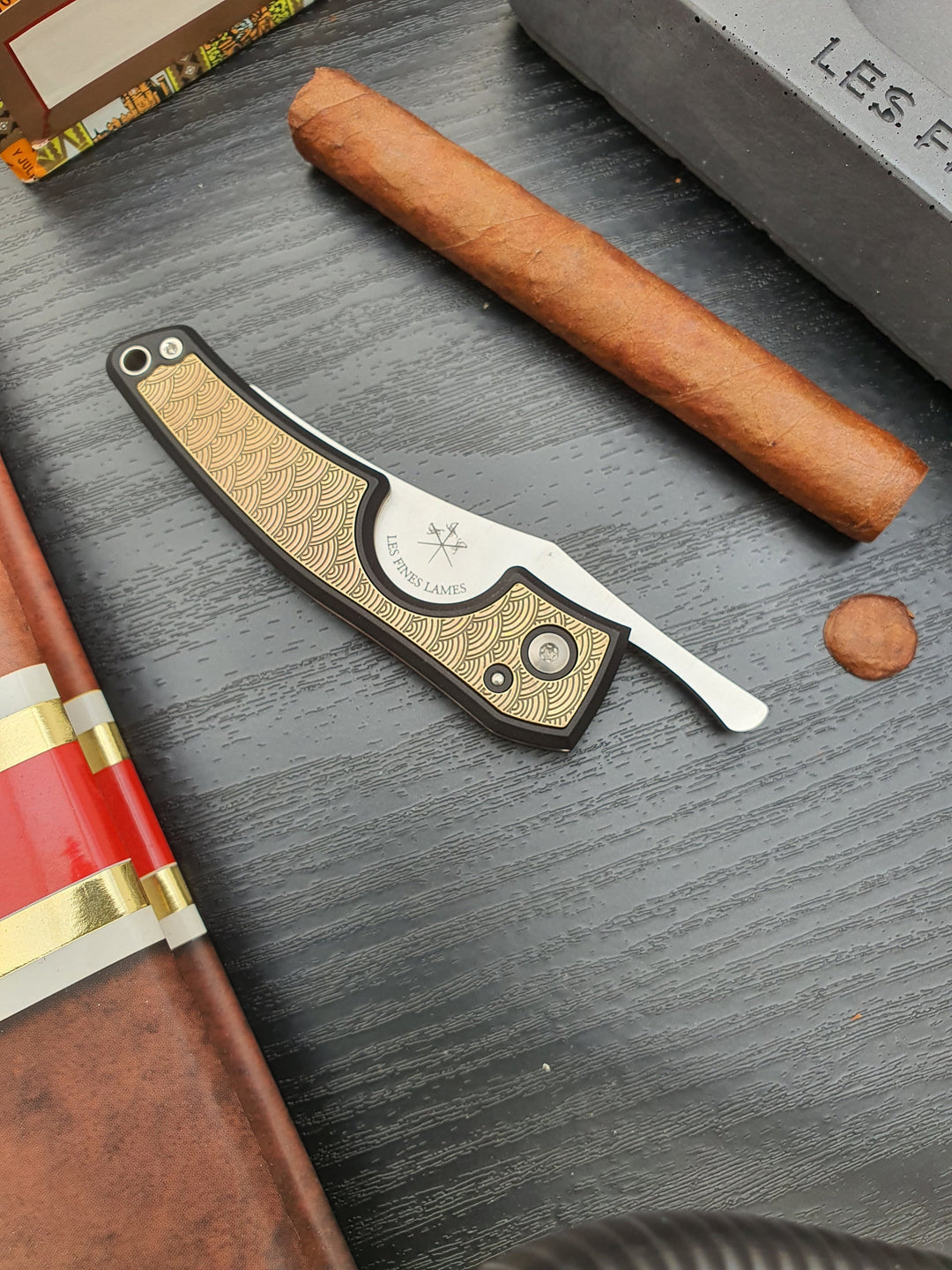 Les Fines Lames LE PETIT Brass Seigaiha