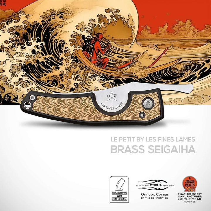 Les Fines Lames LE PETIT Brass Seigaiha