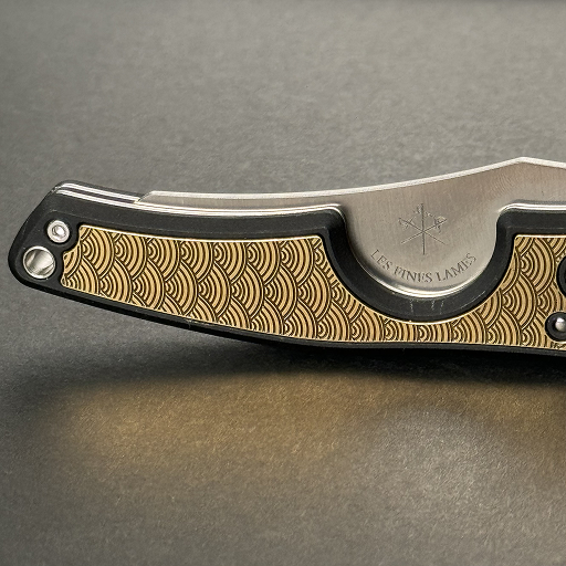 Les Fines Lames LE PETIT Brass Seigaiha