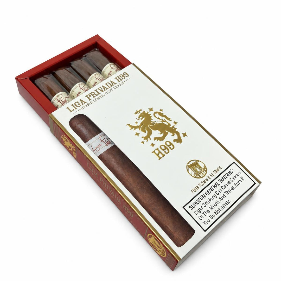 Liga Privada H99 Connecticut Corojo Petacas 4ct Toro AI product photo
