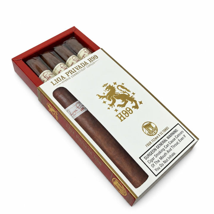 Liga Privada H99 Connecticut Corojo Petacas 4ct Toro AI product photo