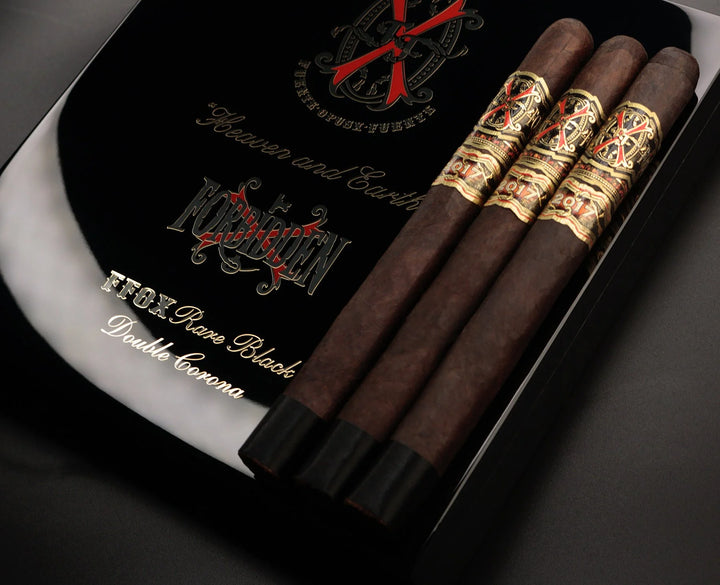 Arturo Fuente OpusX Heaven and Earth FFOX Rare Black Double Corona
