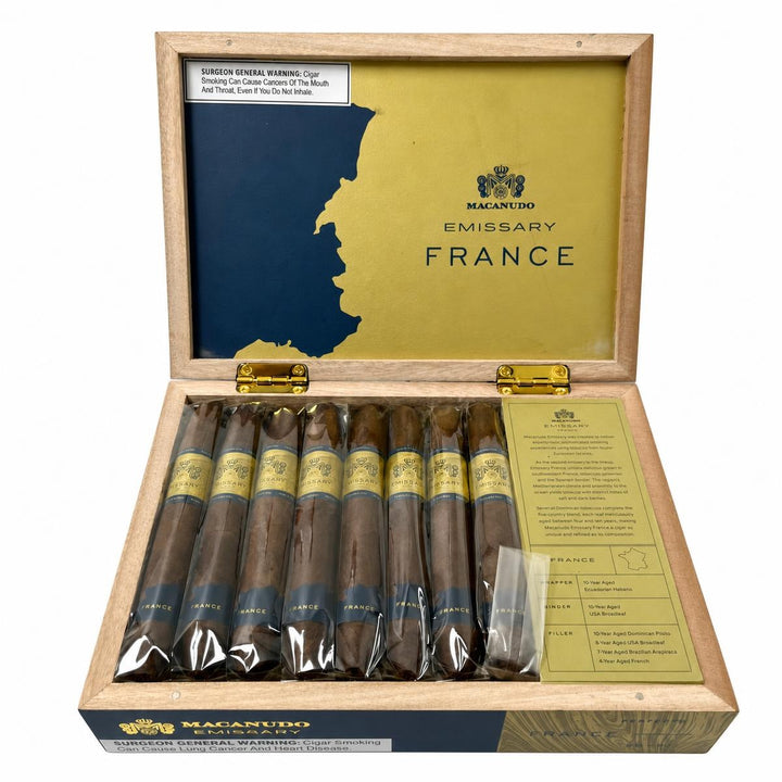 Macanudo Emissary France Perfecto AI product photo