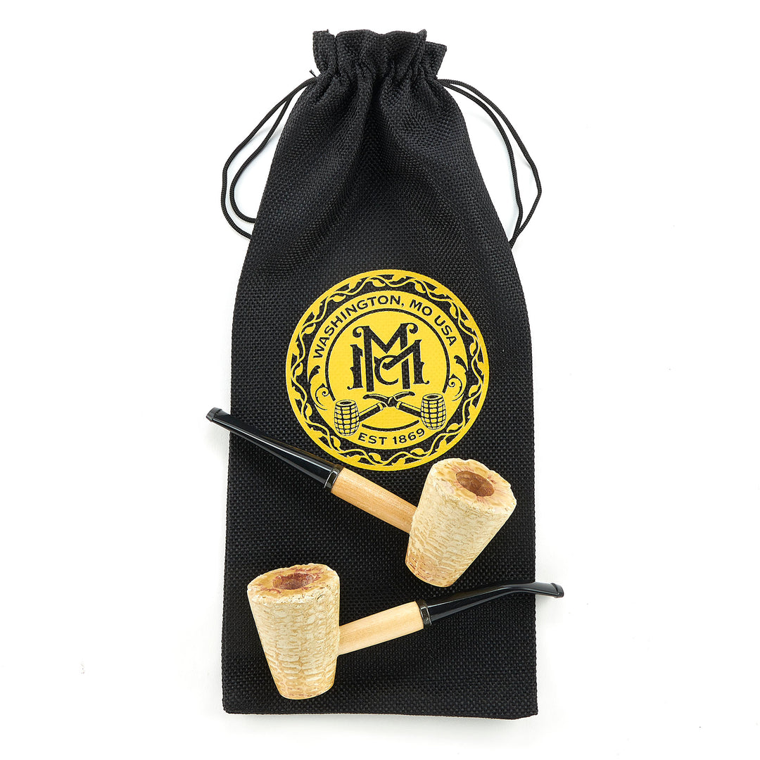 Missouri Meerschaum 2 Pipe Mark Twain Gift Set