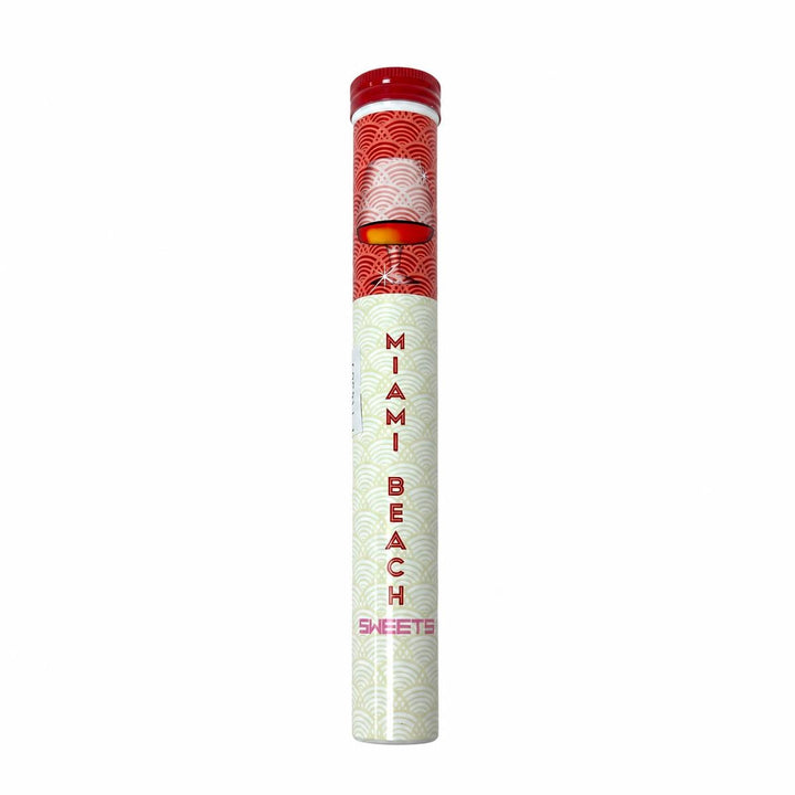 Miami Beach Sweets Cognac Corona Tubo AI product photo