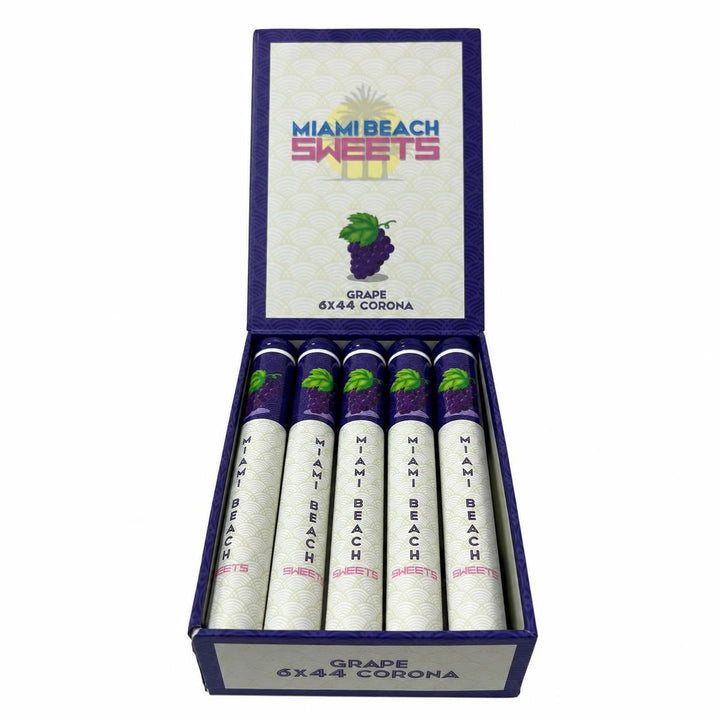 Miami Beach Sweets Grape Corona Tubo AI product photo