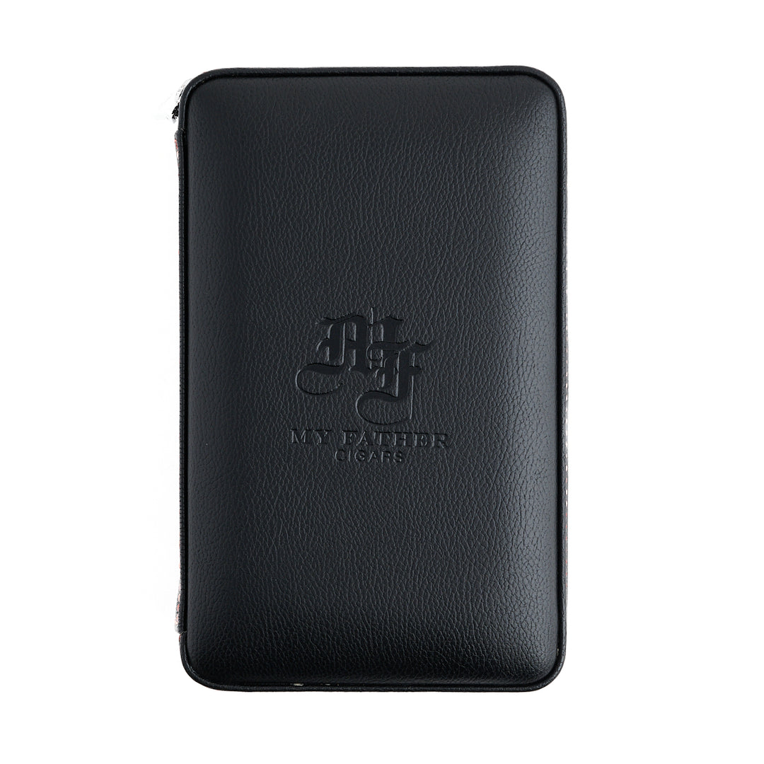 My Father Travel Humidor Black Leather