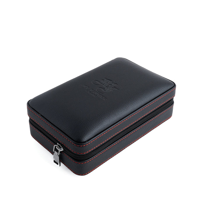 My Father Travel Humidor Black Leather
