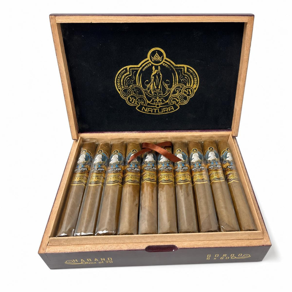 Natura Cigars Mustang Habano Gordo AI product photo