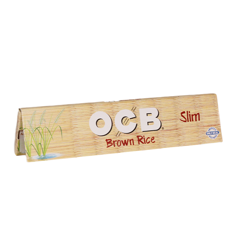 OCB Paper King Size Slim Brown Rice 24bx - Image 1