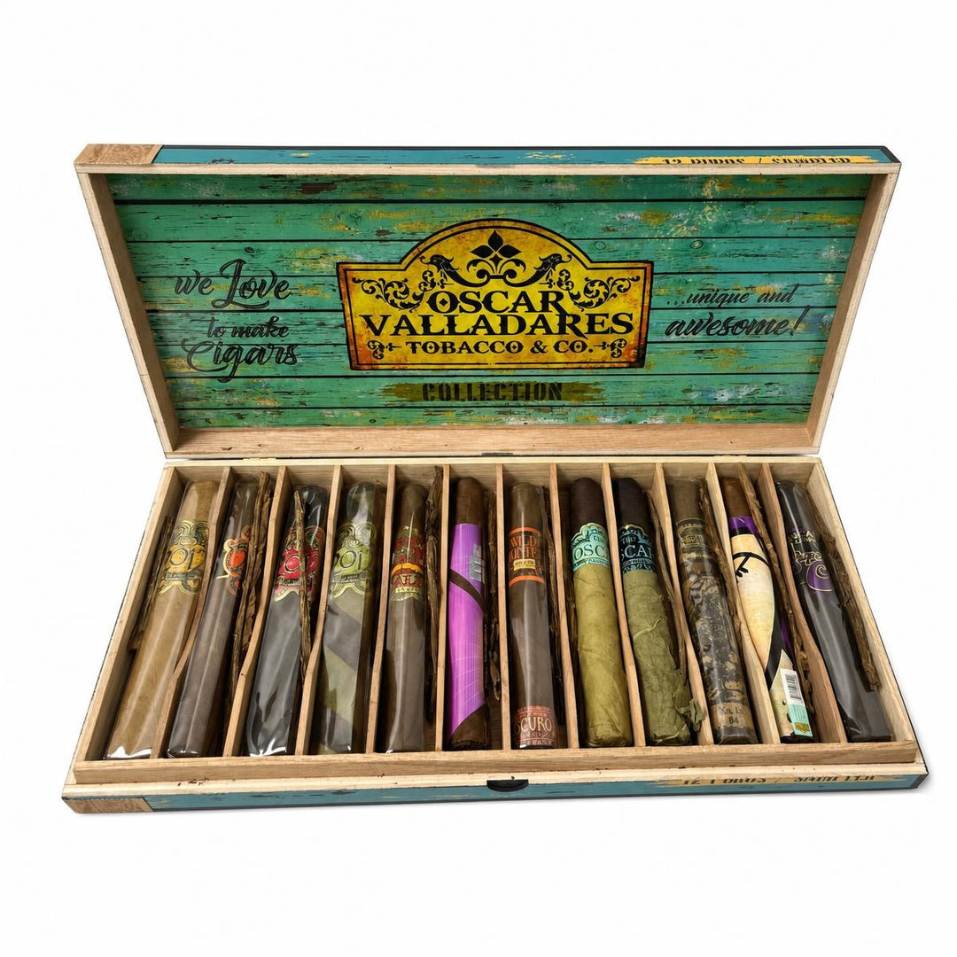 Oscar Valladares Sampler Collection Edition AI product photo