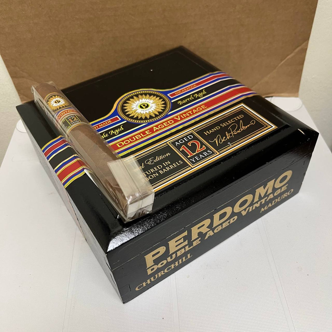Perdomo Double Aged 12 Year Vintage Maduro Churchill
