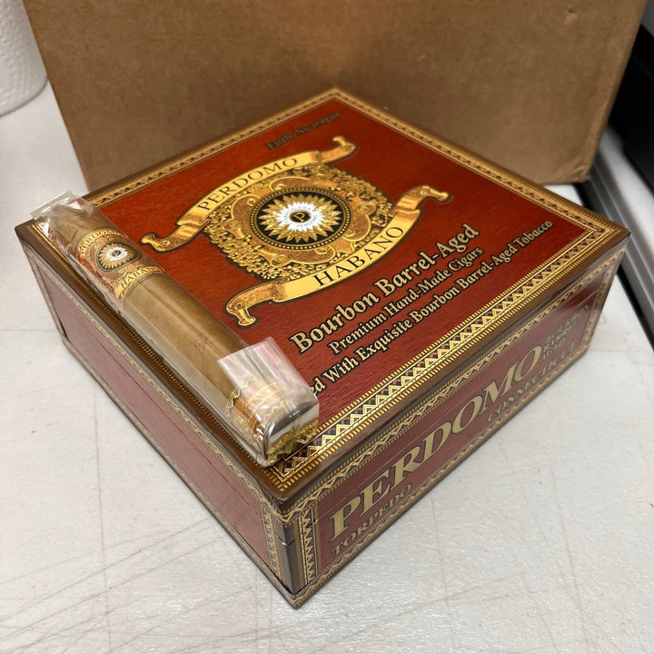 Perdomo Habano Bourbon Barrel Aged Connecticut Torpedo
