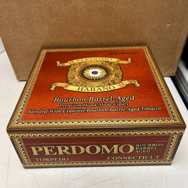 Perdomo Habano Bourbon Barrel Aged Connecticut Torpedo