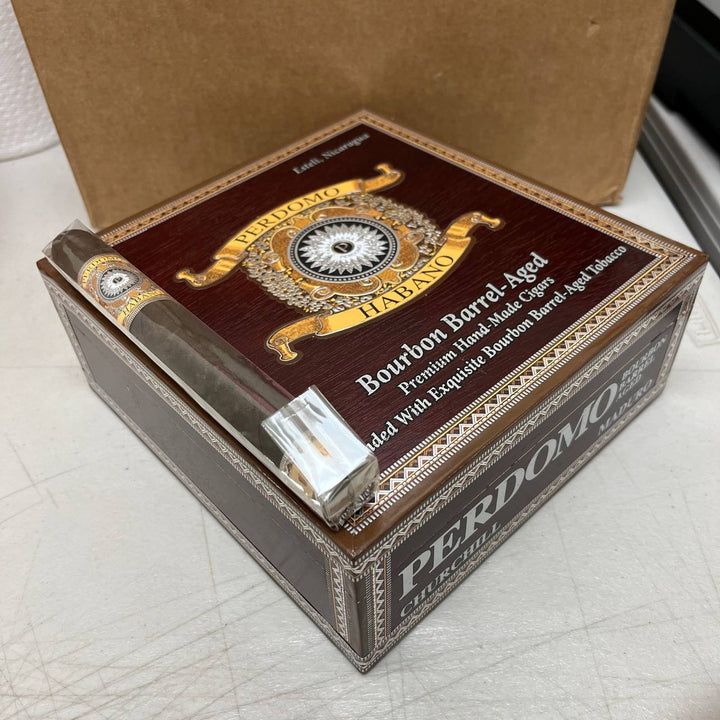 Perdomo Habano Bourbon Barrel Aged Maduro Churchill
