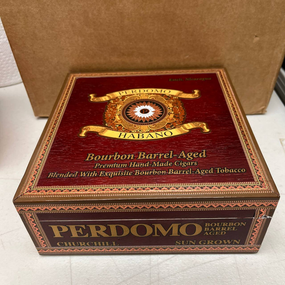Perdomo Habano Bourbon Barrel Aged Sun Grown Churchill