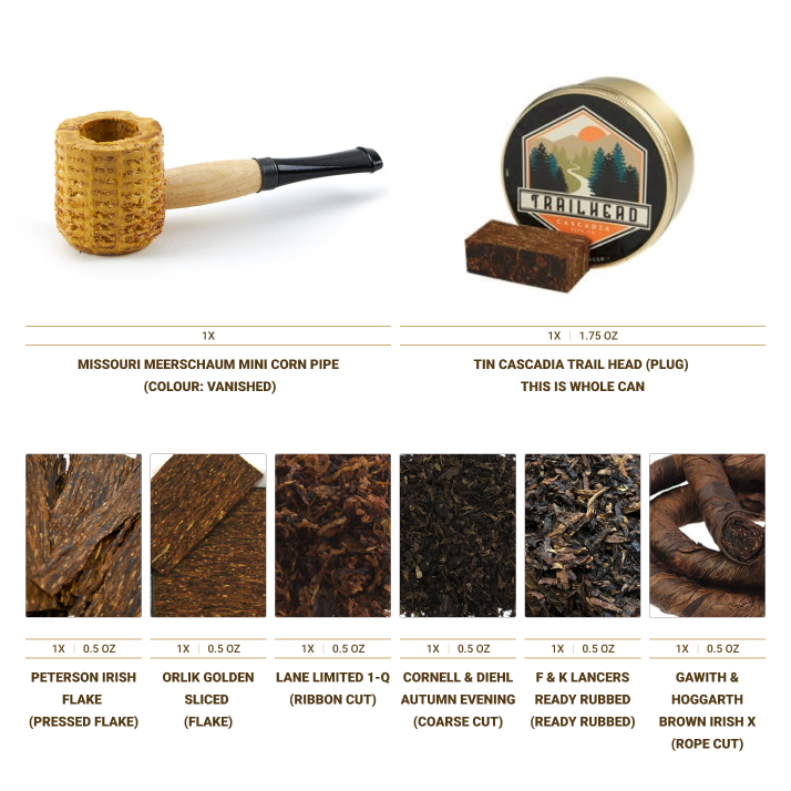 Pipe Tobacco Tasting Sampler by Shape