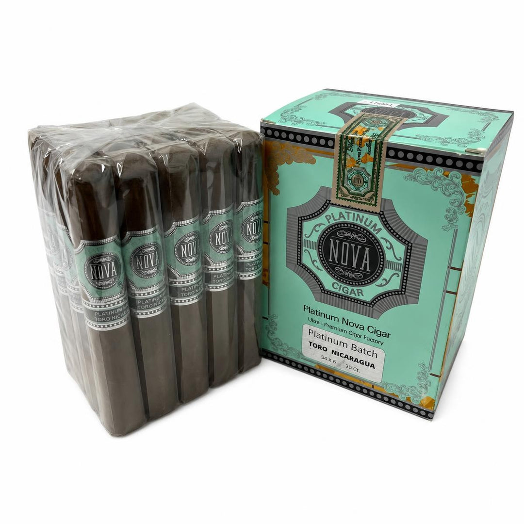 Platinum Nova Batch Toro Nicaragua AI product photo
