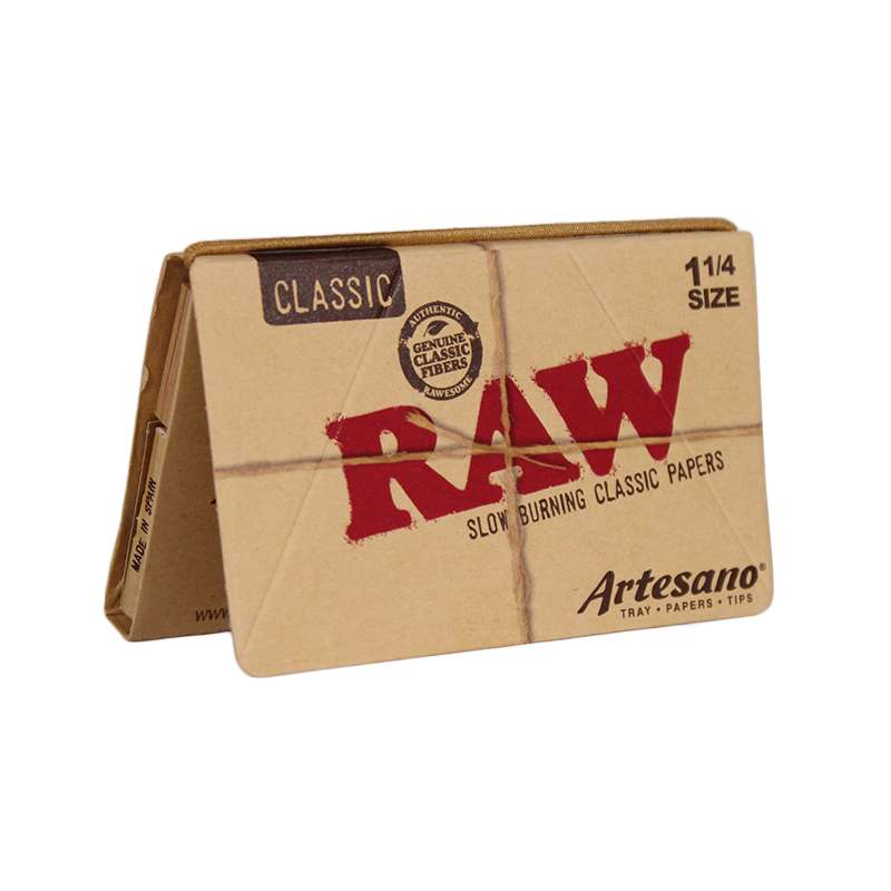 Raw Classic Artesano 1 1/4 Rolling Papers 15bx - Image 1